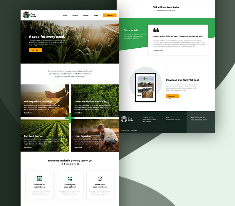 Seed House Website